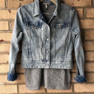 Free People Classic Denim Jean Jacket